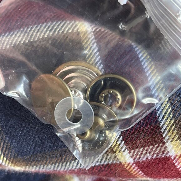 Burks Bay Mens Jacket Extra Large XL Brown Full Zip NRA Plaid Lined Workwear - Picture 7 of 14